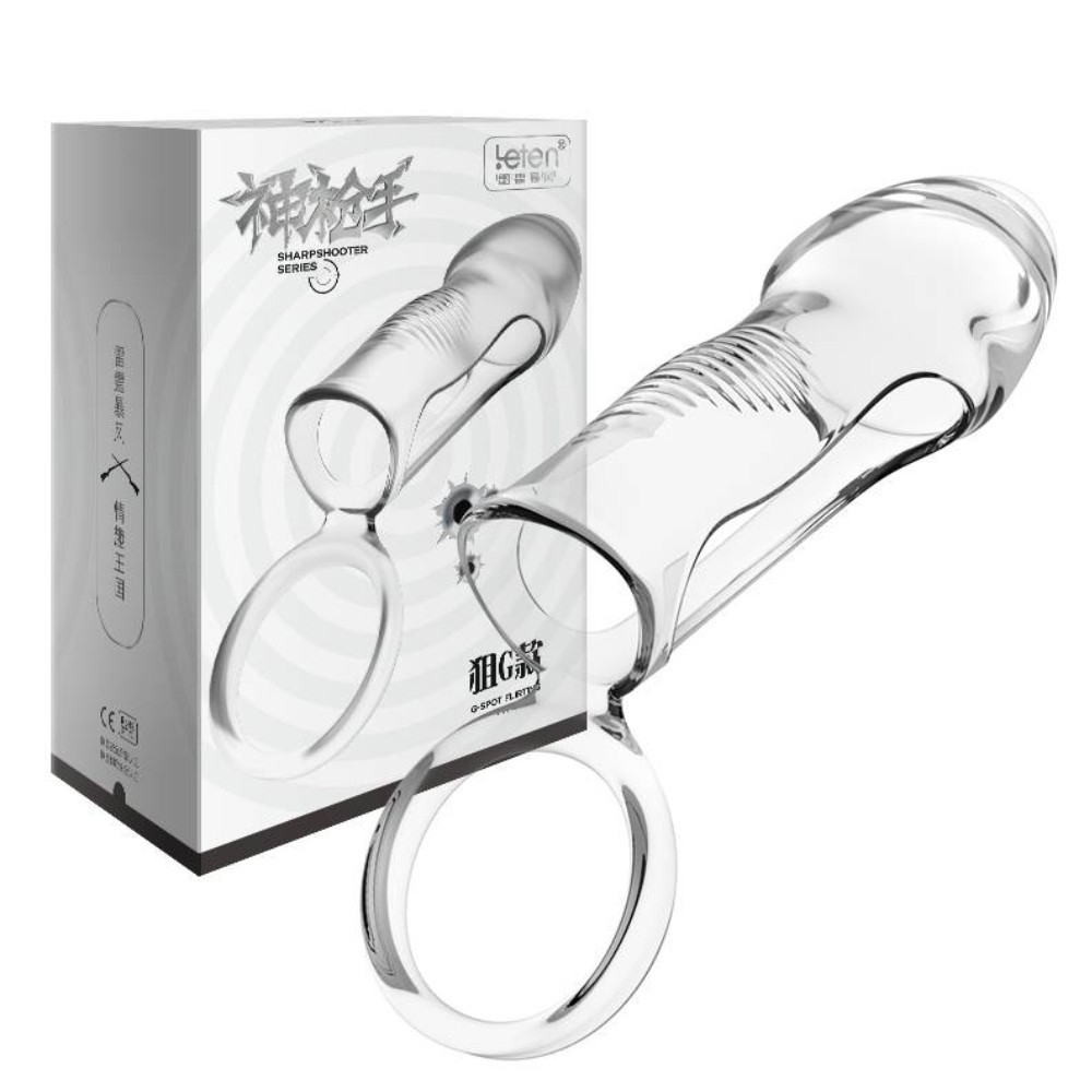 Leten Crystal Penis Sleeve G Point Penis Kılıfı