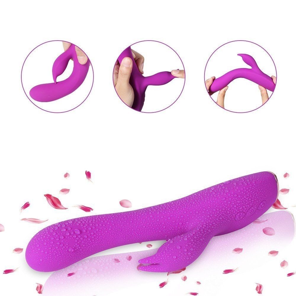 Shequ Eartha 10 Fonksiyonlu Titreşimli G-Bölgesi ve Klitoris Rabbit Vibratör SQ-V10103