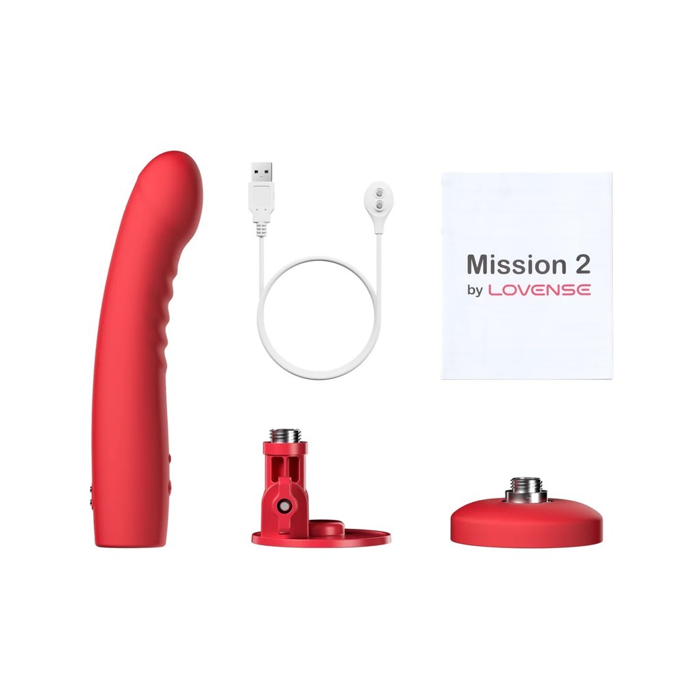 Lovense Mission 2 App-Controlled Touch-Sensitive Telefon Uyumlu Hareketli Vibratör