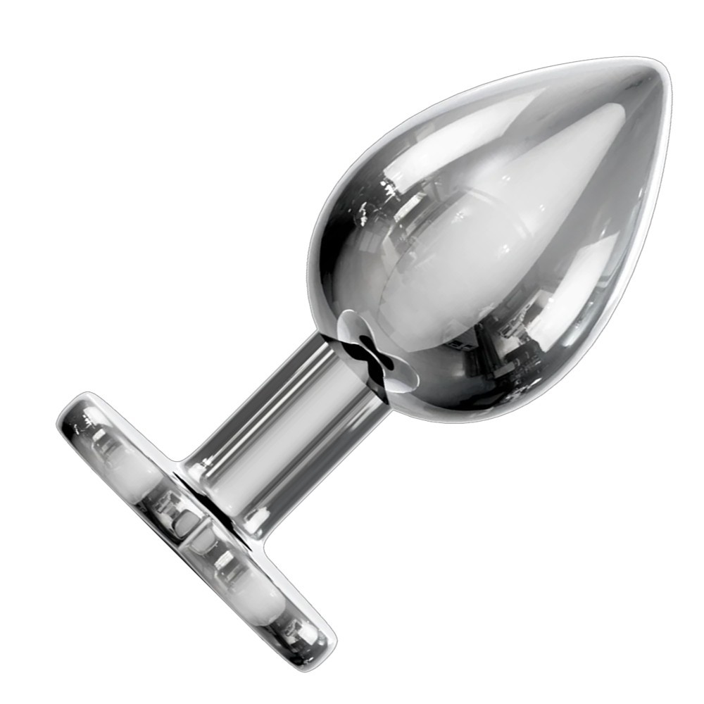 bAŞKa Booty Jewellery Silver Metal Anal Plug Medium