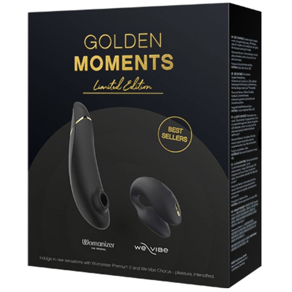 Golden Moments Koleksiyonu 2 - We-Vibe Chorus Çiftler Vibratörü ve Womanizer Premium 2 Klitoris Stimülatörü