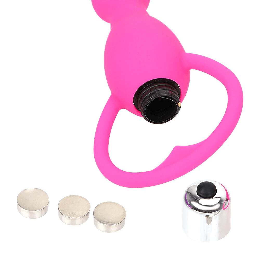 bAŞKa Anal Fantasy Beaded Tek Mod Boncuk Anal Vibratör-Pink