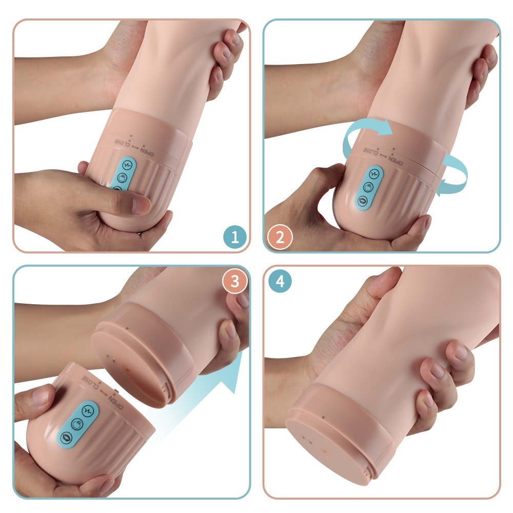 Shequ No.6 Beta Suction Emiş Güçlü 7 Mod Masturbator Vajina SQ-MA60120
