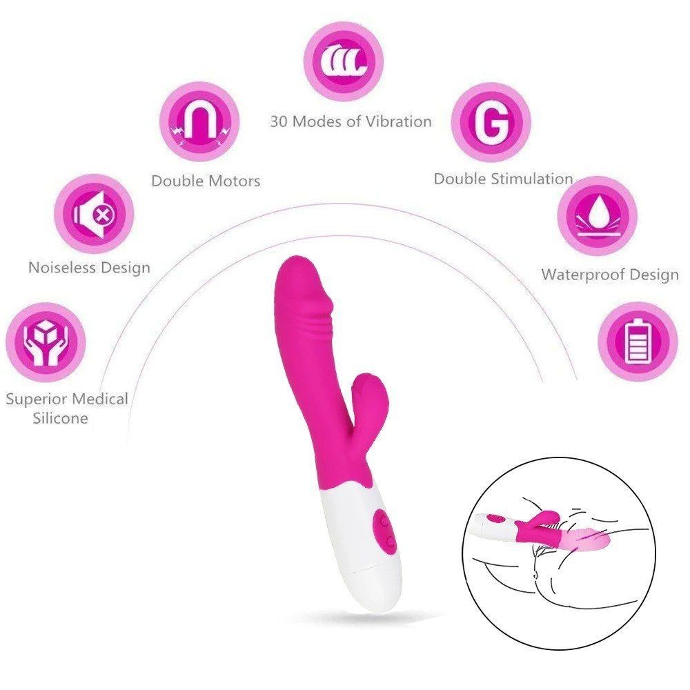 bAŞKa Berius Rechargeable G-spot Rabbit Vibratör
