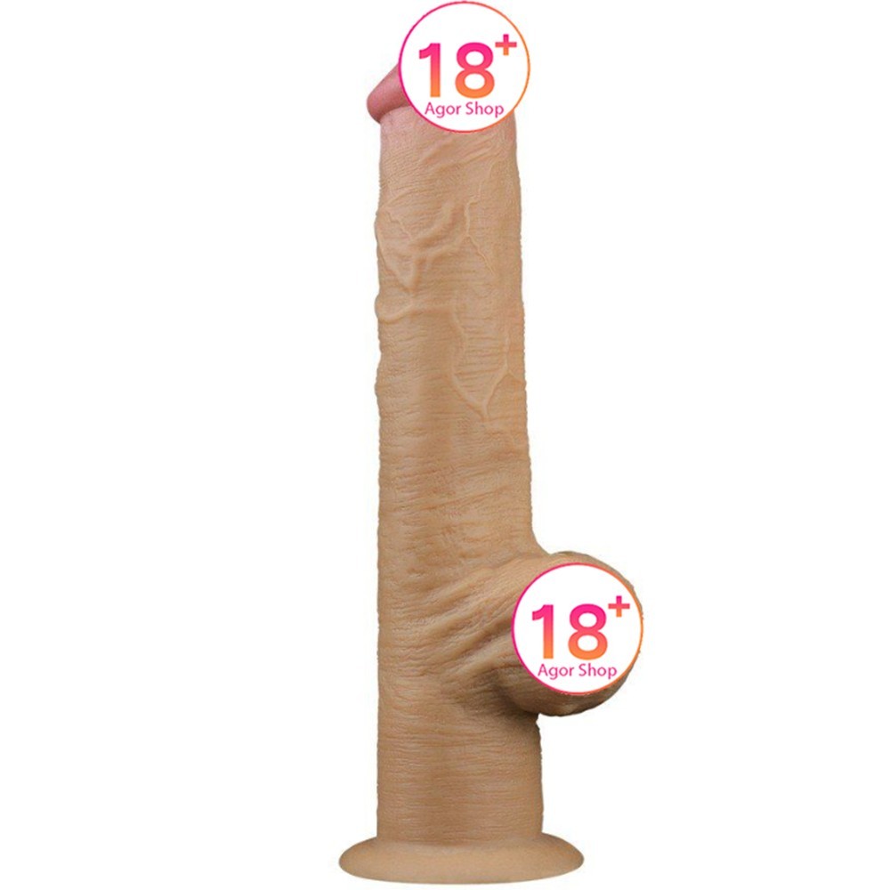 Lovetoy Handle Cock 12.5'' Çift Katmanlı Büyük Realistik Penis LV411034