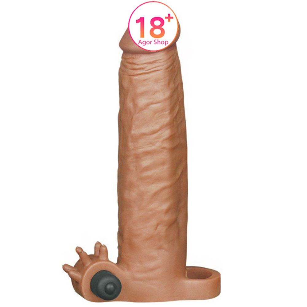 Lovetoy Pleasure X-Tender Vibrating Sleeve Titreşimli Penis Kılıfı LV1064B