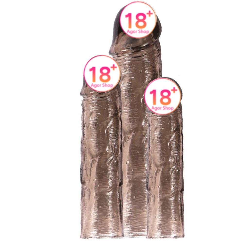 Shequ Penis Sleeve Set Trans Farklı Boy Penis Kılıfı Seti-Melez
