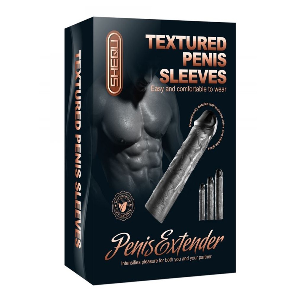 Shequ Penis Sleeve Set Trans Farklı Boy Penis Kılıfı Seti-Melez