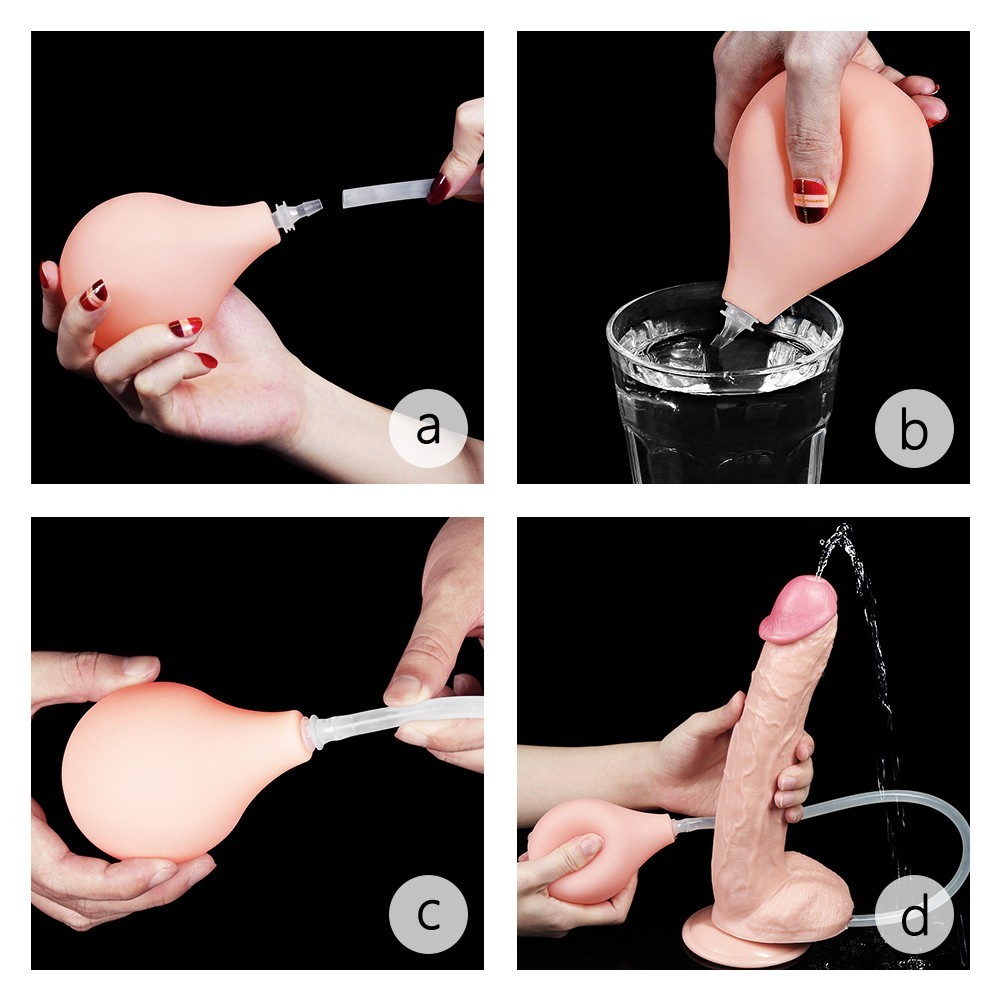 Lovetoy Squirt Extreme Dildo 28 Cm Boşalabilir Realistik Penis LV116023