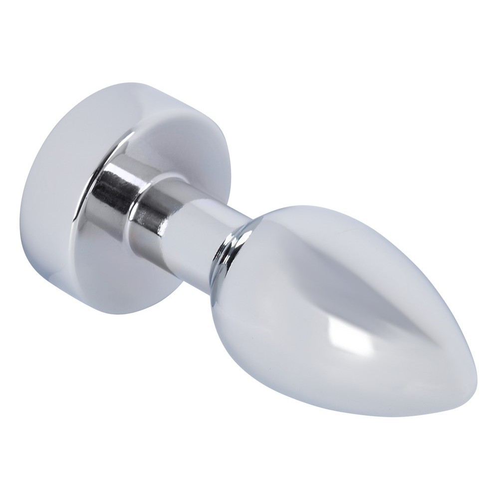 Anos Heavy Metal Butt Plug With Vibration Anal Vibratör