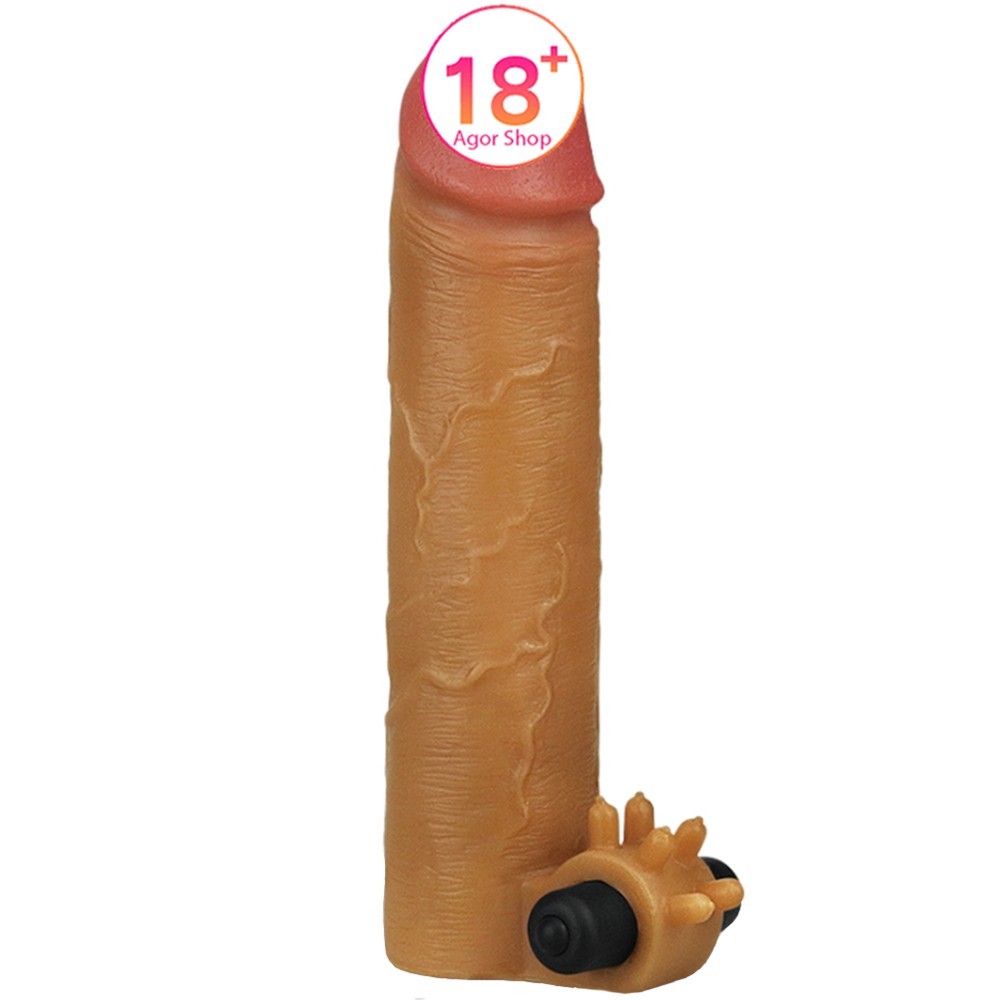 Lovetoy Nature Extender Natural Et Doku Titreşimli Penis Kılıfı LV414101B