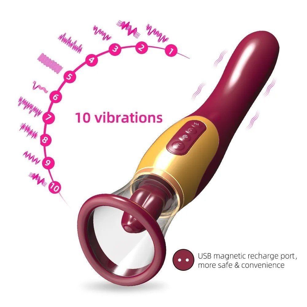 bAŞKa Luxury Tongue Vibe 2 İn 1 G-Spot ve Dil Vibratör