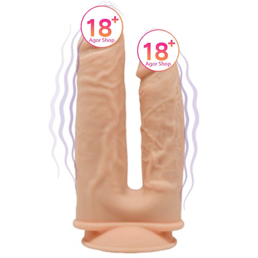 Silexd With Vibration Double Penetration Titreşimli Penis