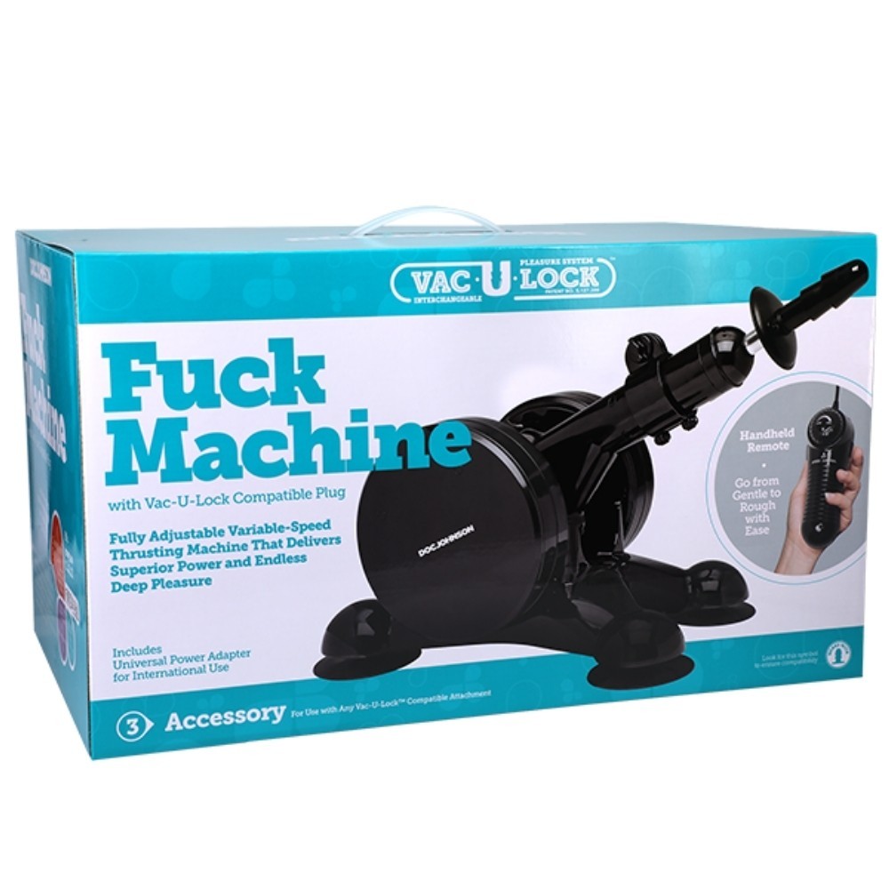 Doc Johnson Vac-U-Lock Fuck Machine Ayarlanabilir Seks Makinesi