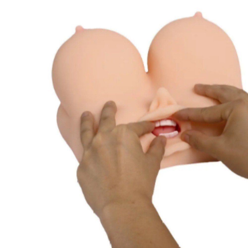 Shequ Elegant Oral ve Vajinal Göğüslü Vajina Masturbator SQ-MA50025