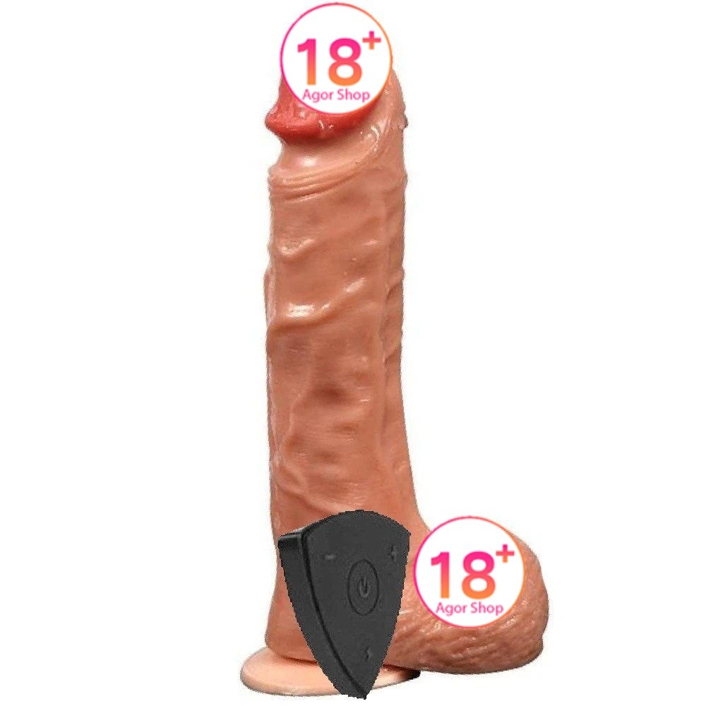 Shequ Bronte Rotating Dildo Titreşimli Dönebilen Realistik Penis