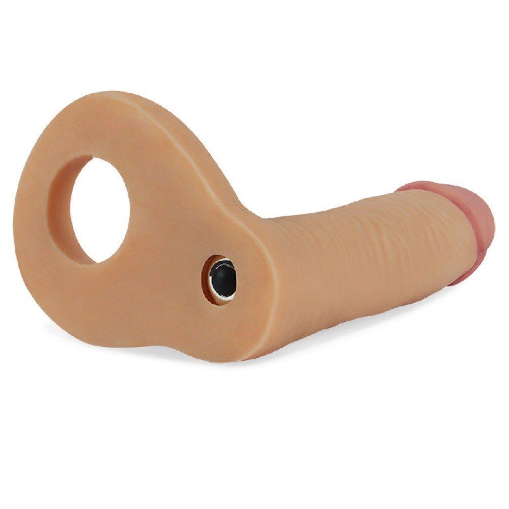 Lovetoy The Ultra Soft Double 14.7 cm Titreşimli Anal Penis LV1131