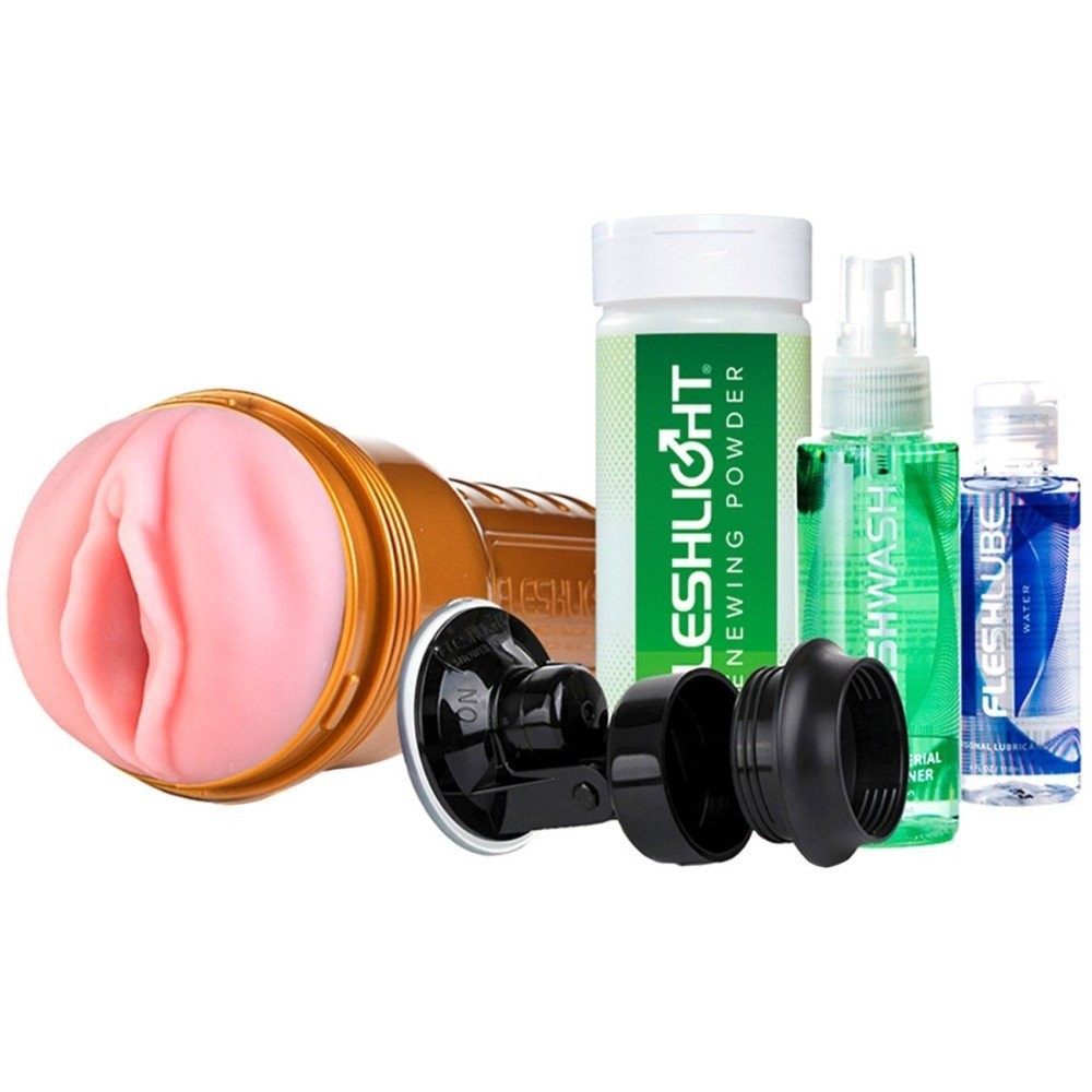 Original Fleshlight Girls Go Pink Stamina Lady Value Pack Vantuzlu Vajina Mastürbatör