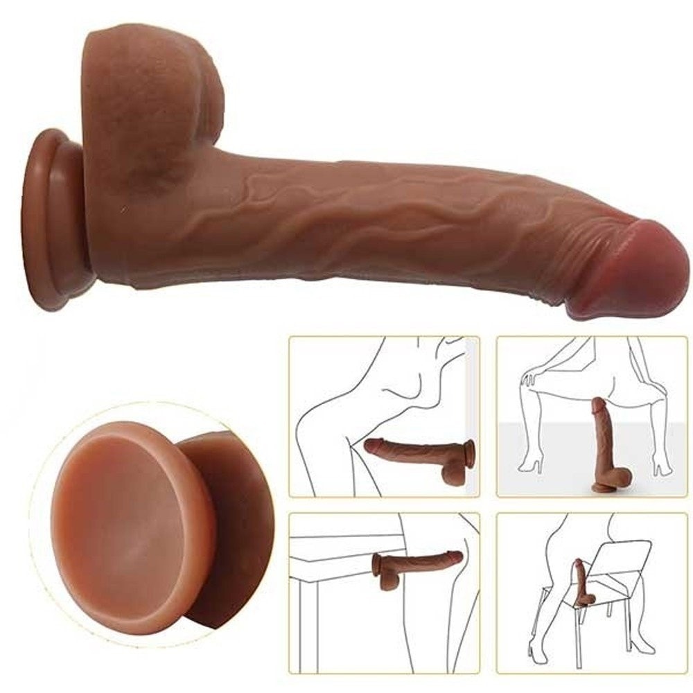 bAŞKa Lumi Isıtmalı ve İleri Geri Hareketli Realistik Vibratör 21.5 cm