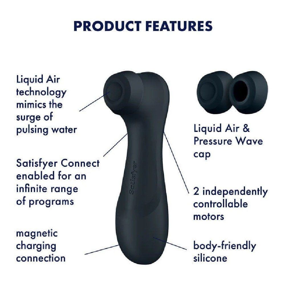 Satisfyer Pro 2 Generation 3 Pressure Wave Telefon Kontrollü Emiş Vibratör