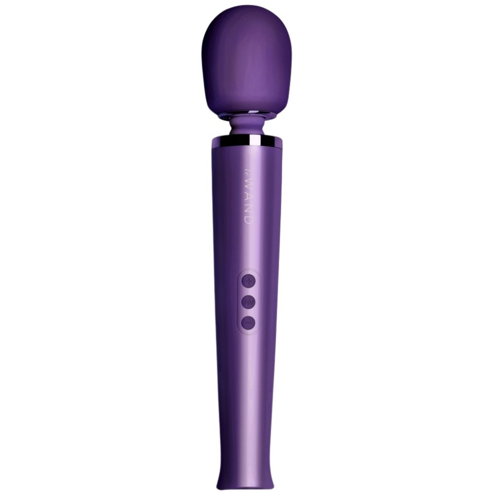 Le Wand Rechargeable Body Massager Masaj Wand Vibrator-Purple