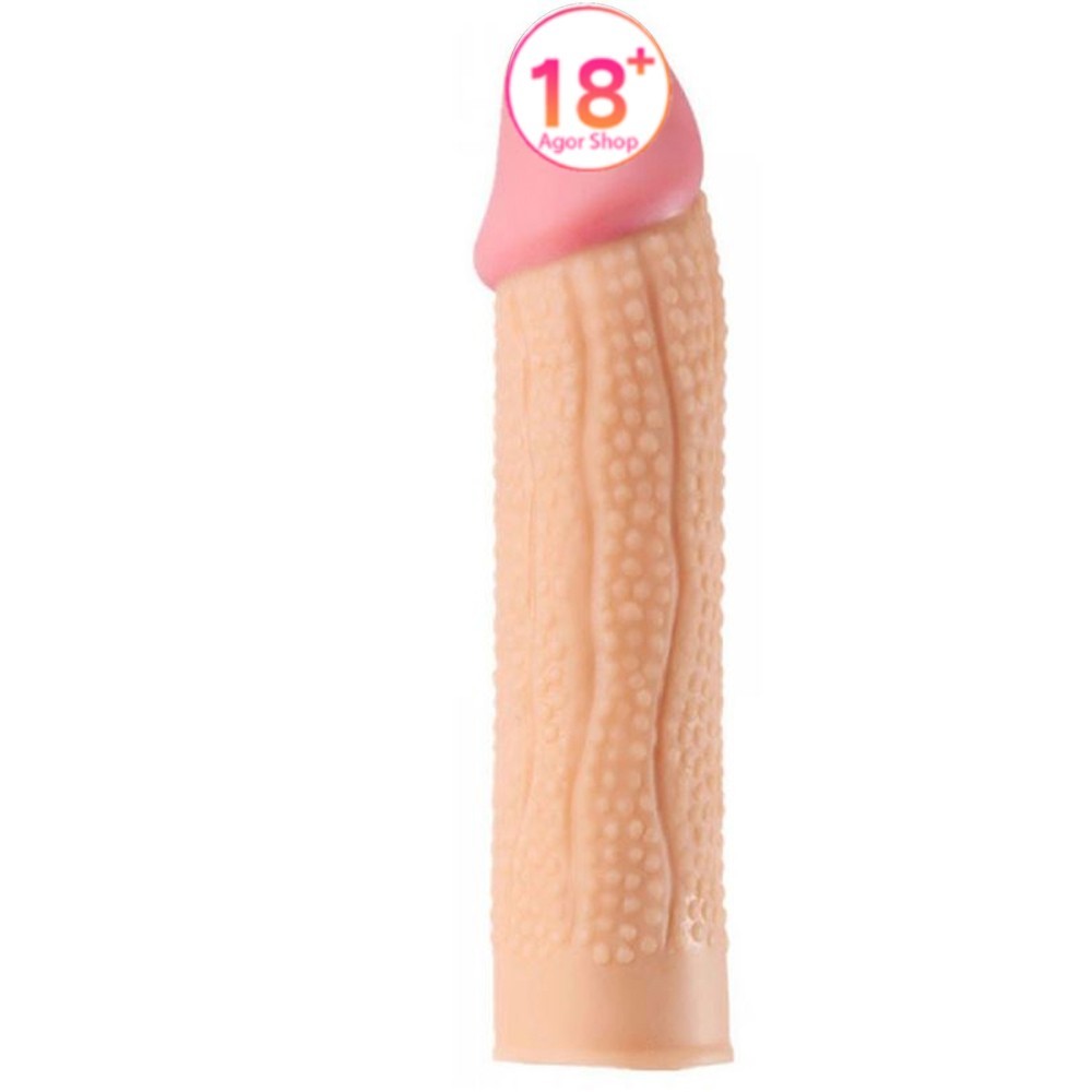 Yeain Max-Man Extension Sleeve Add 1.2'' Tırtıklı Realistik Penis Kılıfı