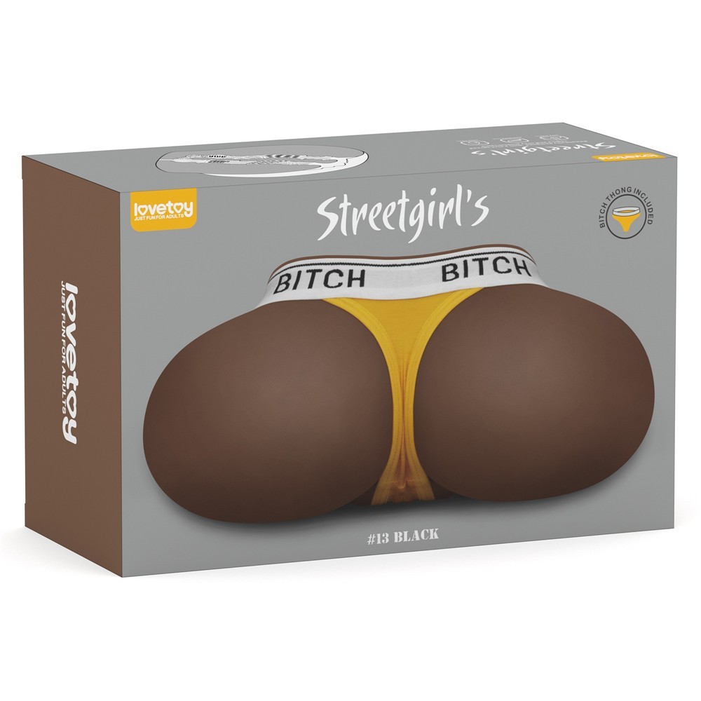 Lovetoy Streetgirl's #13 Black Realistik Kalça Masturbator LV352043