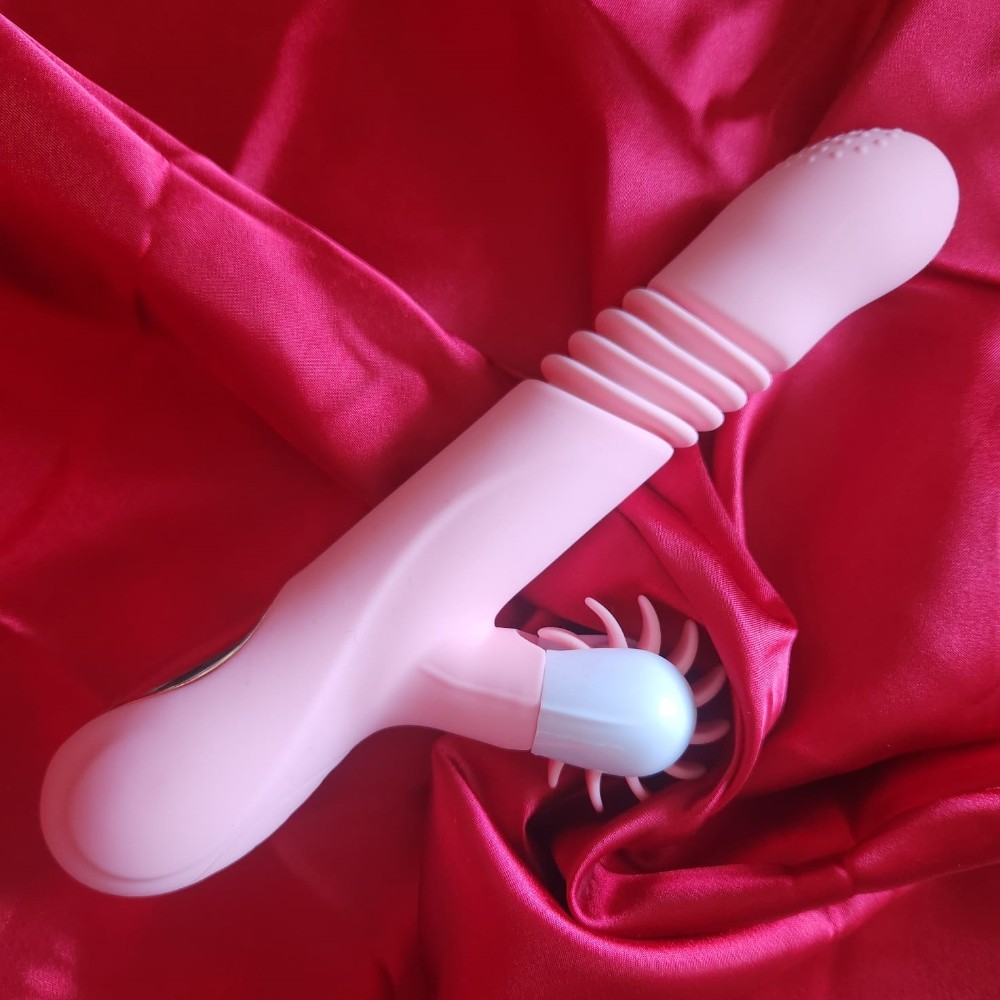 bAŞKa Nuo Licking Thrusting Isıtmalı ve İleri Geri Hareketli Rabbit Vibratör