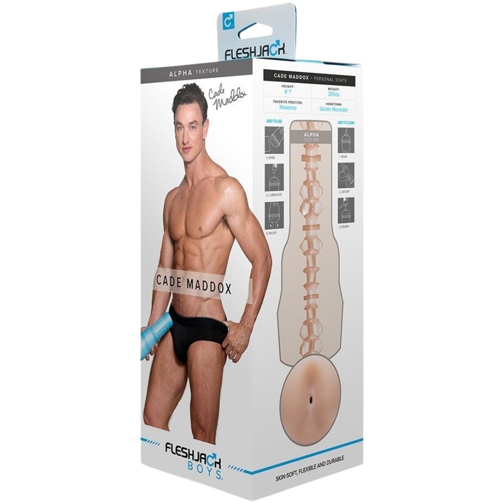 Original Fleshjack Boys Cade Maddox Alpha Anal Masturbator