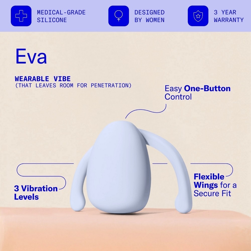 Dame Products Eva II Eşsiz Ultra Güçlü Parmak Vibratör White