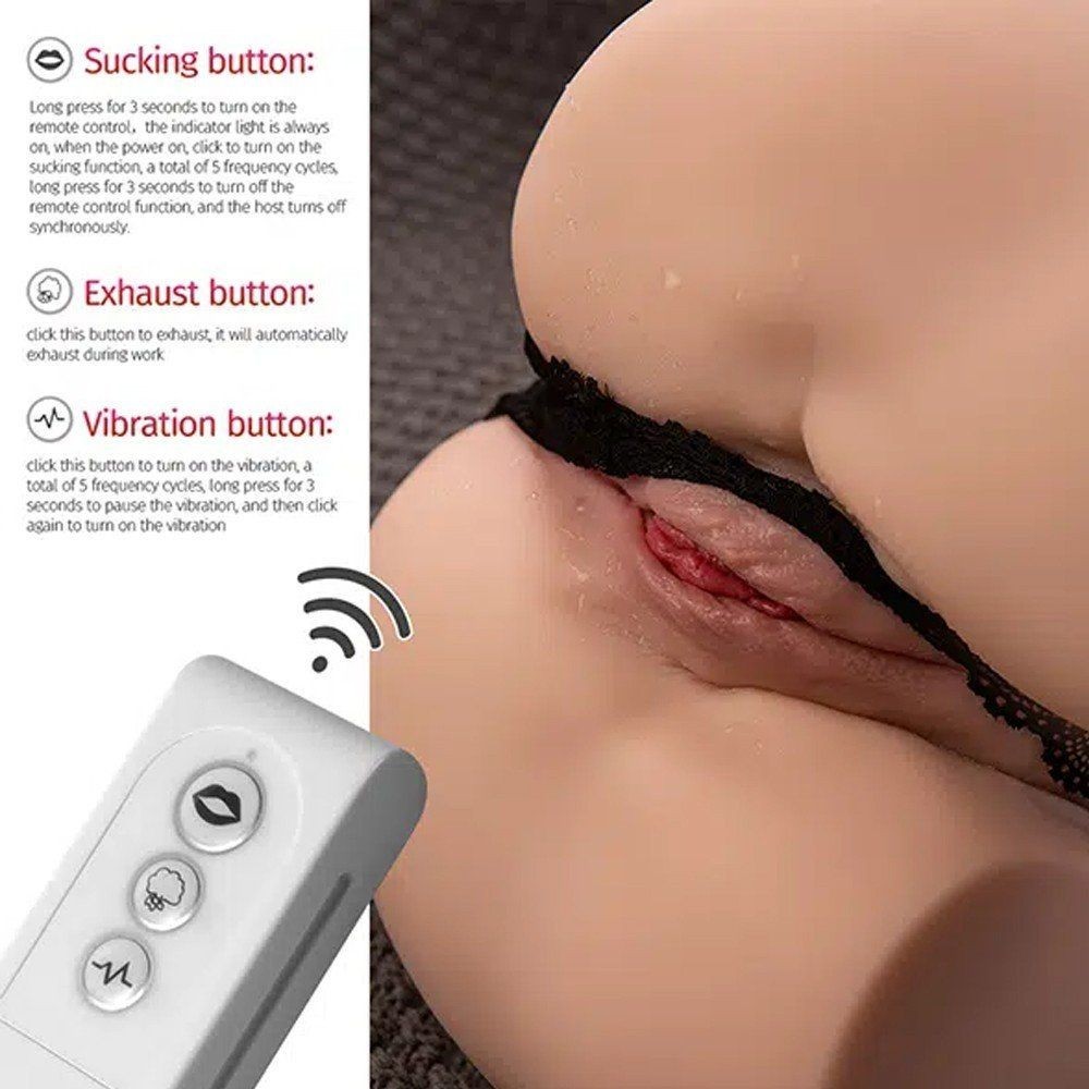 Shequ Kimberley Hareketli ve Emiş Güçlü Kalça Masturbator SQ-MAS50056