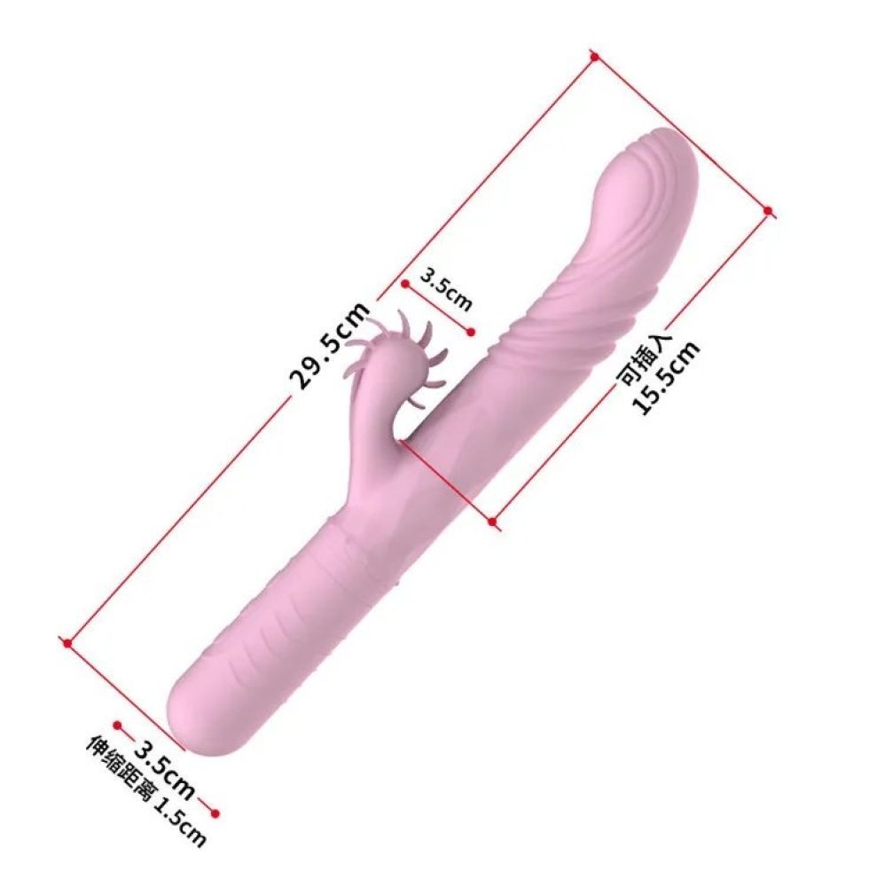 bAŞKa Quas Licking Thrusting Vibe İleri Hareketli Dil Vibratör