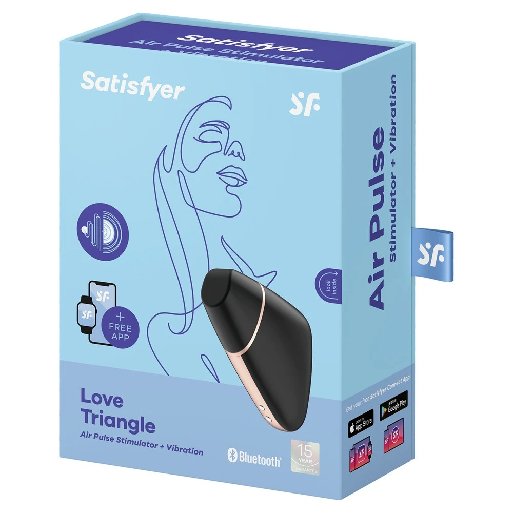 Satisfyer Love Triangle Telefon Kontrollü Emiş Güçlü Vibratör