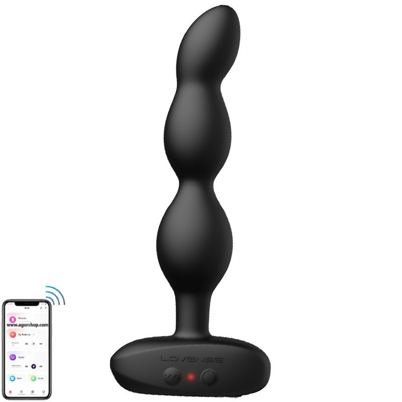 Lovense Ridge Telefon Kontrollü ve Hareketli Anal Boncuk