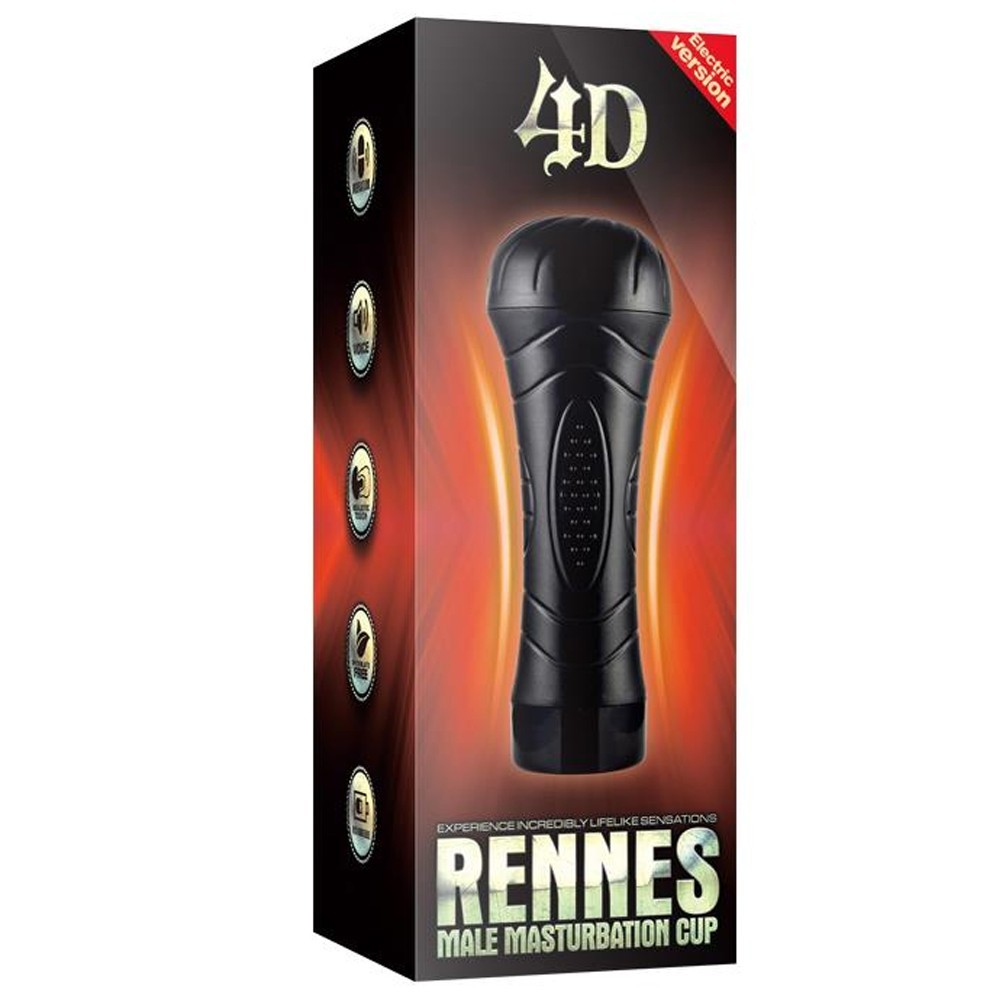 Shequ Rennes 4D Vibrating Masturbation Titreşimli Realistik Vajina XS-MA70001
