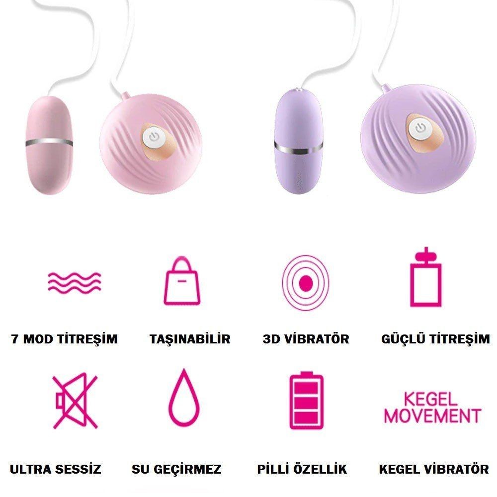 bAŞKa Scom 7 Modlu Klitoraol Mini Vibratör