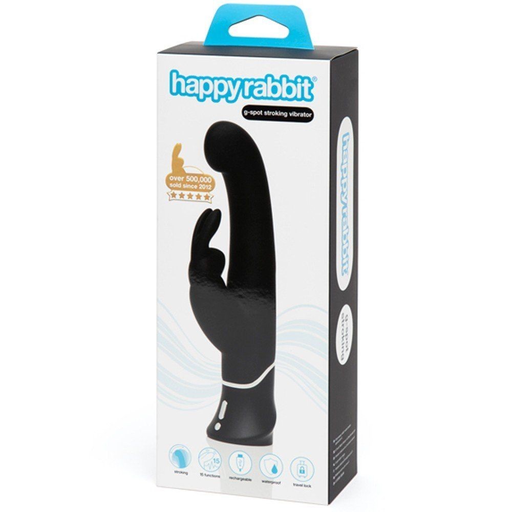 Happy Rabbit G-Spot Stroker Rabbit Vibrator Black