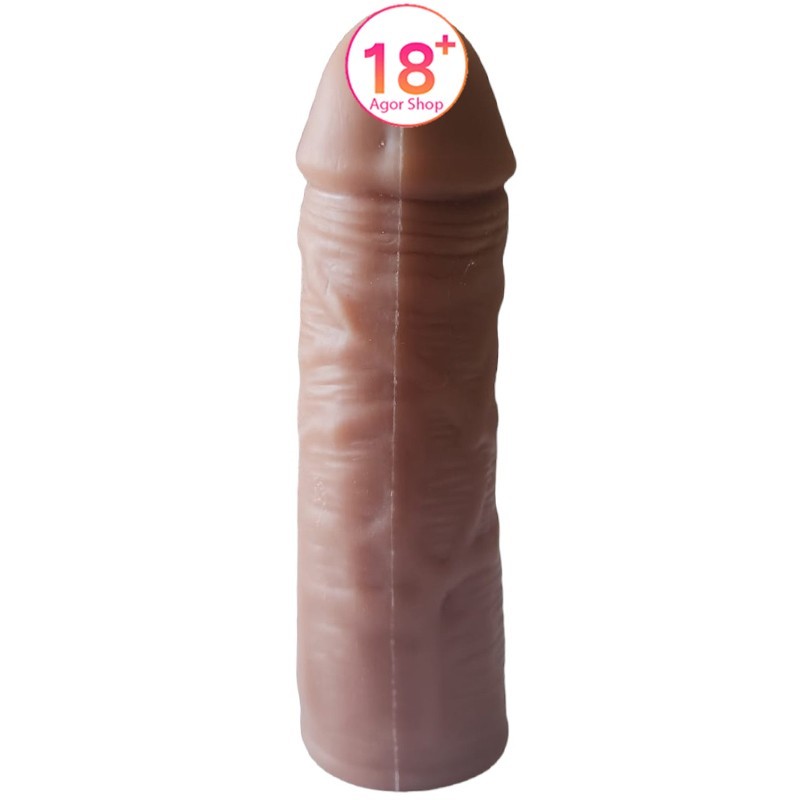 bAŞKa Maxx Perry Sleeve Yumuşak Doku Melez Realistik Penis Kılıfı