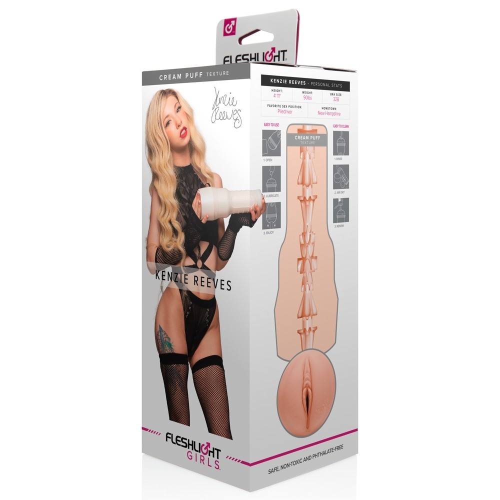 Original Fleshlight Girls Kenzie Reeves Creampuff Vajina Masturbator