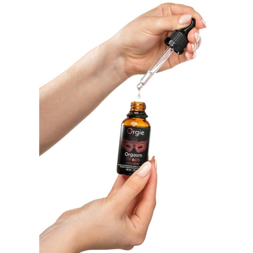 Orgie Orgasm Drops Kissable Clitoral Stimulating Drops 30 Ml