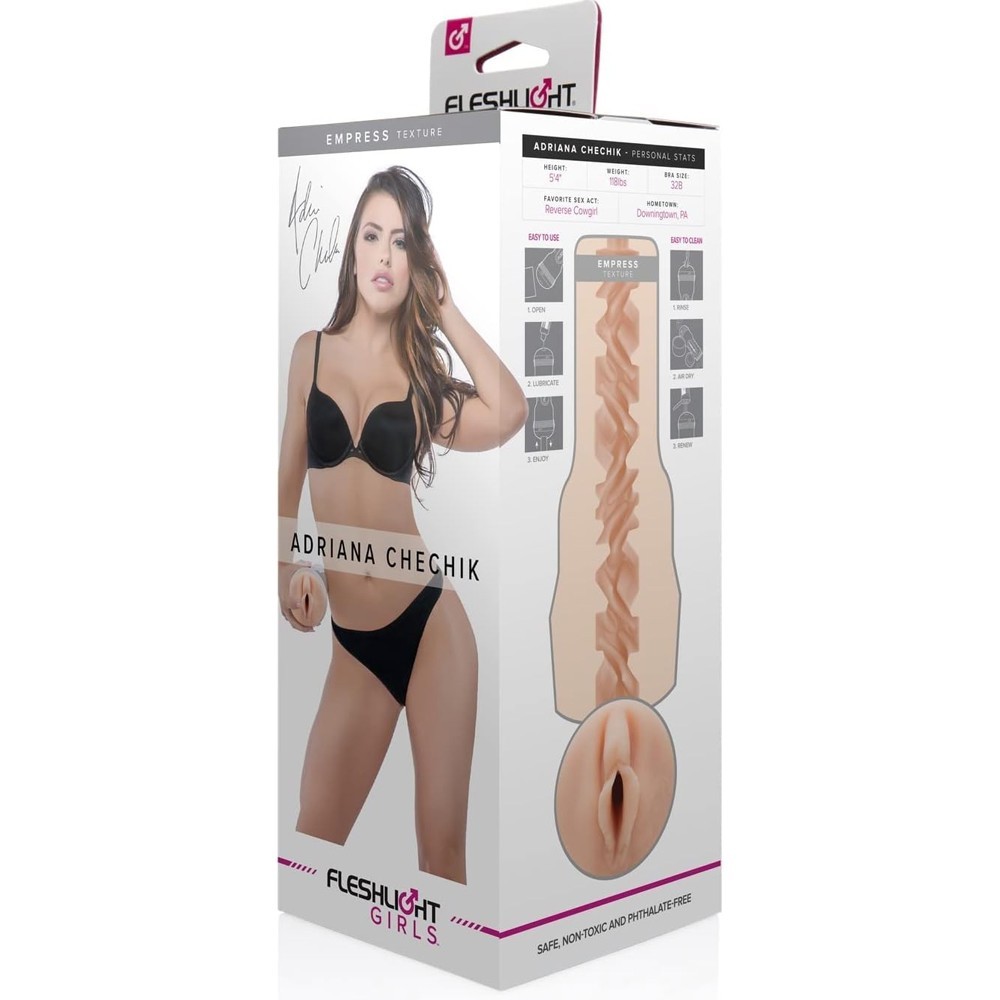 Original Fleshlight Girls Adriana Chechik Empress Realistik Vajina Masturbator