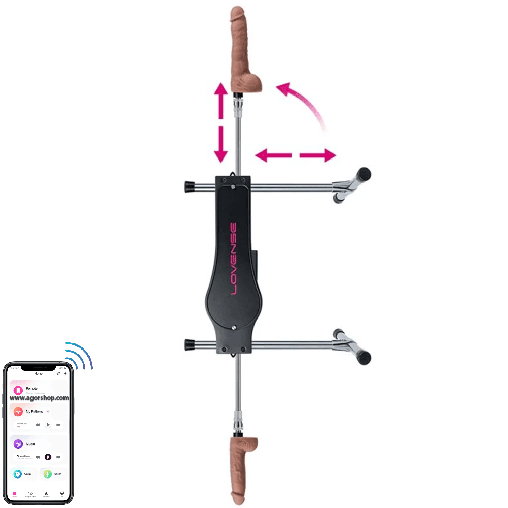Lovense Sex Machine Telefon Kontrollü Seks Makinesi