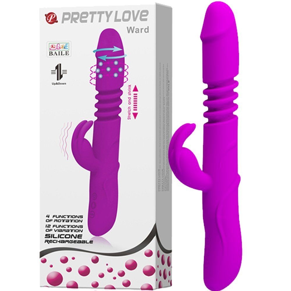 Pretty Love Ward Thrusting And Rotating Rabbit Vibratör BI-014399
