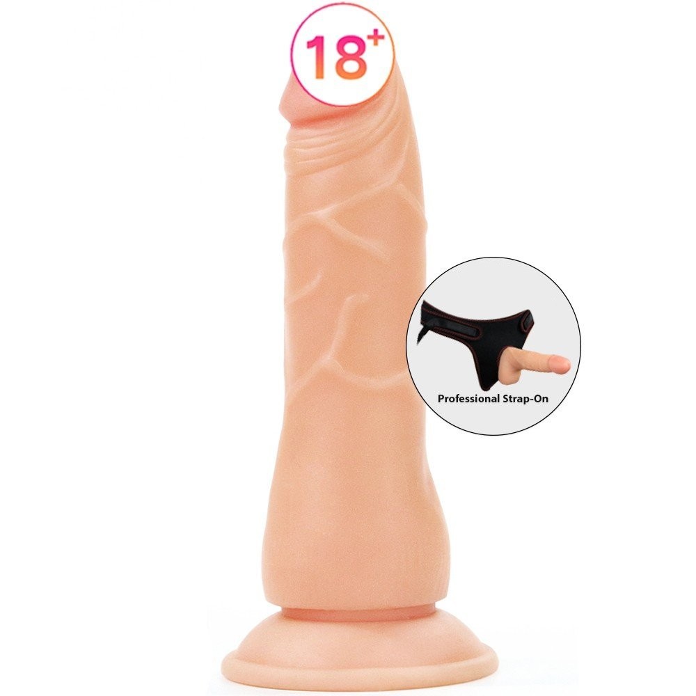 Lovetoy Easy Strapon 19 cm Belden Bağlamalı Realistik Penis LV715006