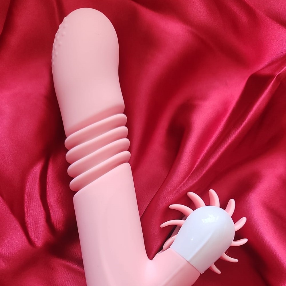 bAŞKa Nuo Licking Thrusting Isıtmalı ve İleri Geri Hareketli Rabbit Vibratör