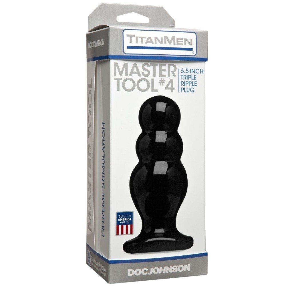 Doc Johnson TitanMen Master Tool #4 Dev Anal Plug