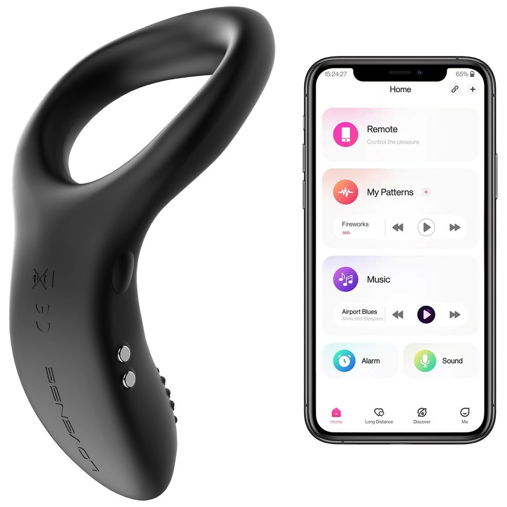 Lovense Diamo Cock Ring Telefon Kontrollü Penis Halkası