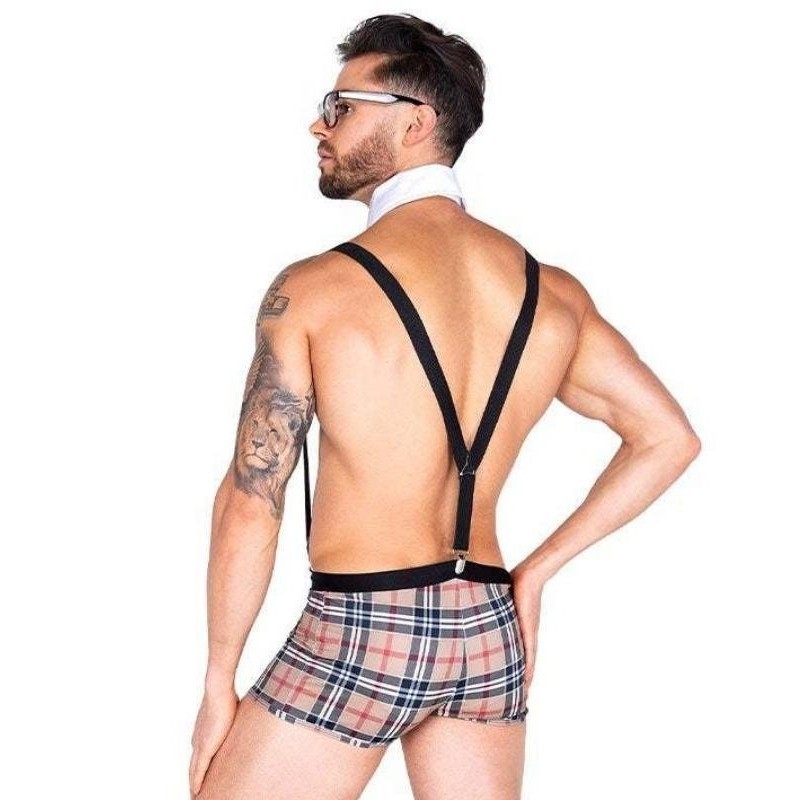 bAŞKa Fantasy Wear Erkek Fantezi Ekoseli Seksi Kostüm