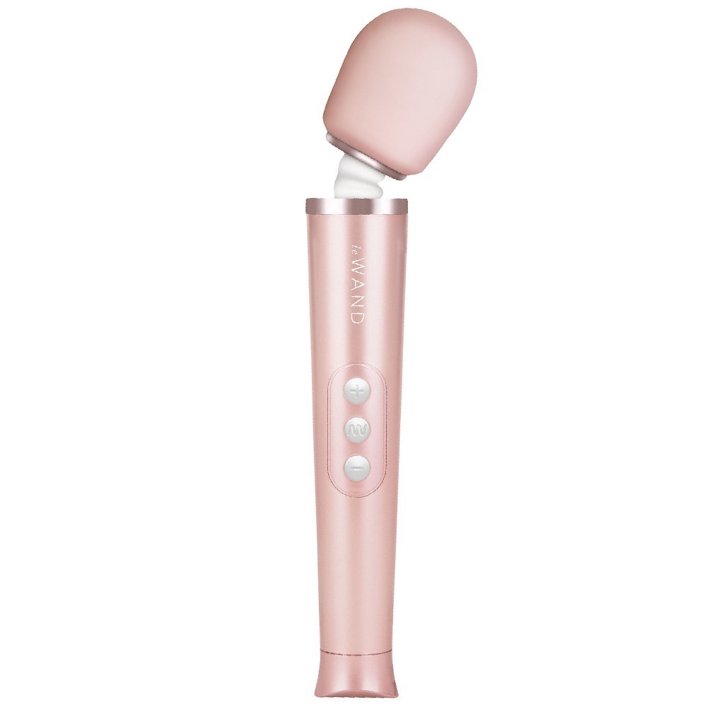 Le Wand Petite Rechargeable Vibrating Body Massager Masaj Wand Vibratör Rose Gold