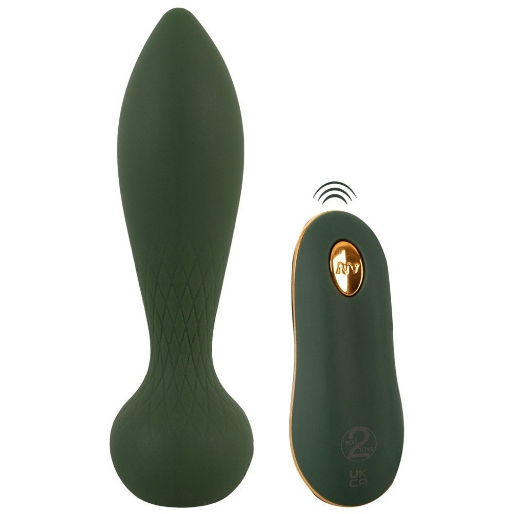 Emerald Love Luxurious Remote Control Anal Plug Vibrator